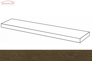 Плитка Italon Лофт Пэппер ступень угловая правая (33x160)